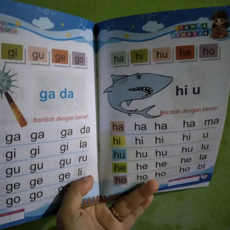 (bisa cod) BUKU LANCAR MEMBACA TANPA MENGEJA 1