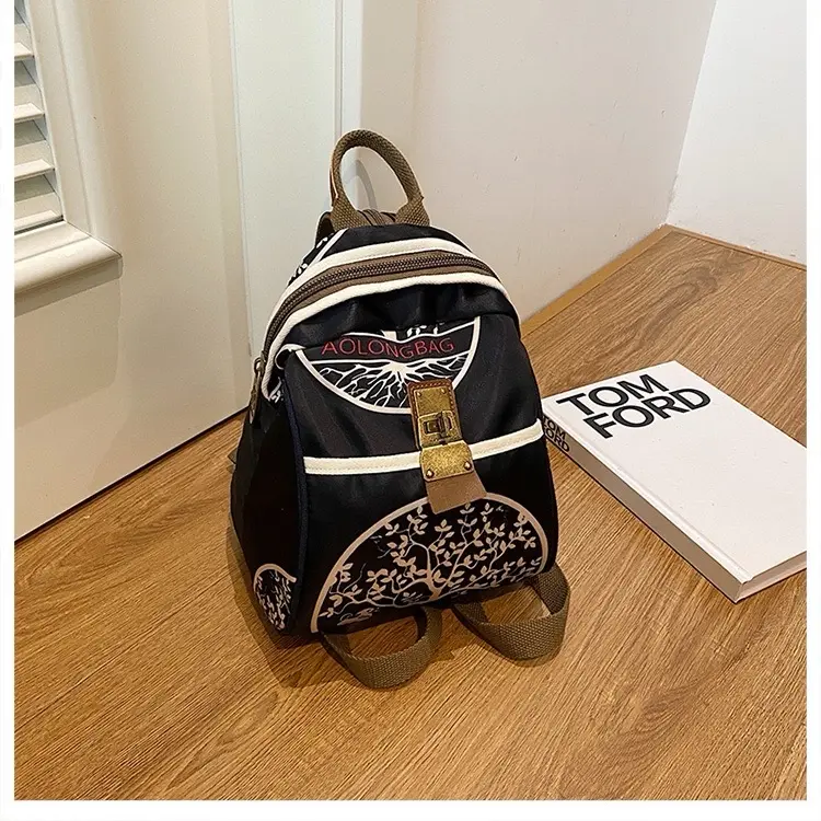 ￼Aolong Ransel 1366 Mini Backpack Tas Selempang（2 In 1）Bahan Parasut Permium 1