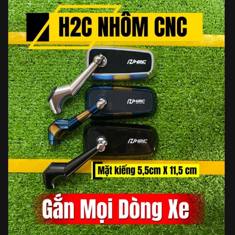 Gương chiếu hậu H2C nhôm CNC