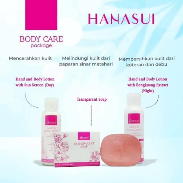 HANASUI BODY CARE 3IN1 / PAKET LOTION HANASUI 1