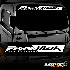 Cuting Stiker Kaca Bismillah. Untuk Truck, Pickup, L300, carry, tss, apv, megacarry, kijang, pajero, fortuner, innova, avanza, xenia