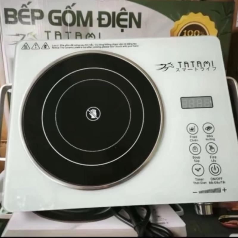 Bếp Hồng Ngoại Cao Cấp TATAMI Cảm Ứng Đa Chức Năng Công Suất 3500W Mặt Kính Cường Lực