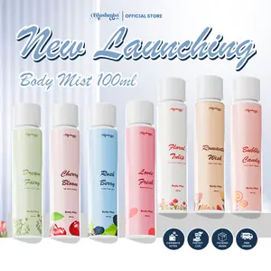 Blushmist Body Mist Pria Wanita 100ml - 7 Varian Wangi Fresh Sweet Floral dan Warm Tahan Lama Dream Fairy Cherry Bloom Rush Berry