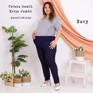 CELANA HAMIL JUMBO WARNA HITAM / CELANA HAMIL MODEEN Ibu Bumil
