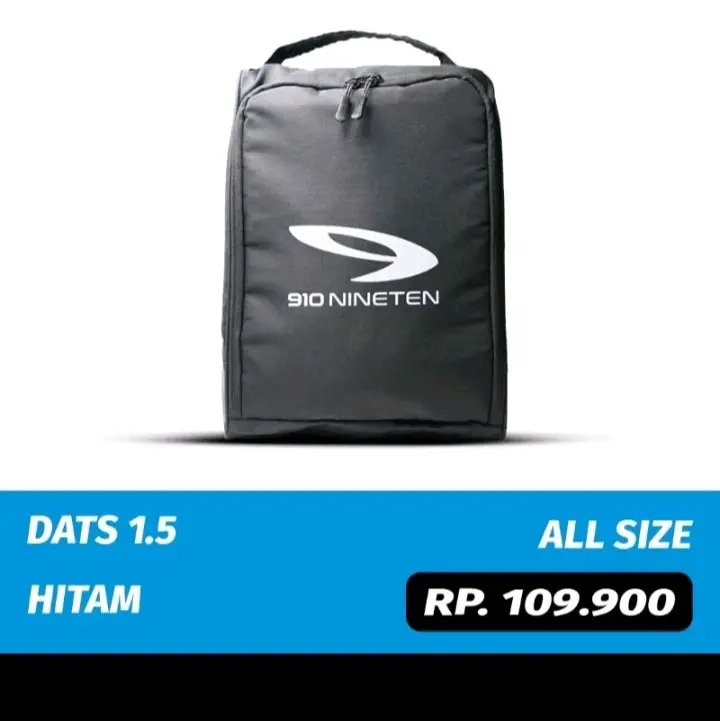 910 nineten tas sepatu DATS - HITAM Bag 0