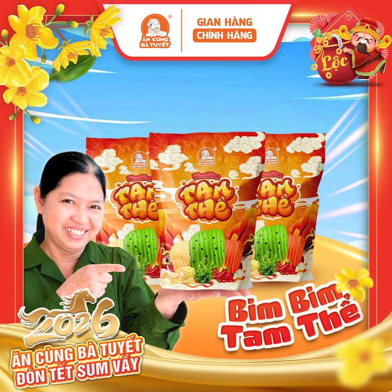 Bim Bim TAM THỂ TĂM CAY - ĂN CÙNG BÀ TUYẾT M10