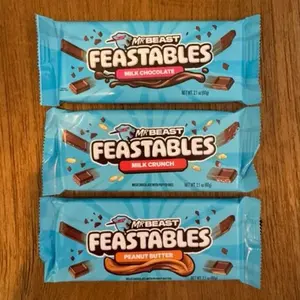 MrBeast Feastables Chocolate 100% Original (35g)- NEW VERSION Mr Beast Coklat
