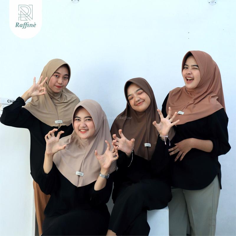 Product Introduction of Hijab Bergo Daily Azizah Size S Kerudung Hamidah Wanita Muslim By raffine 34