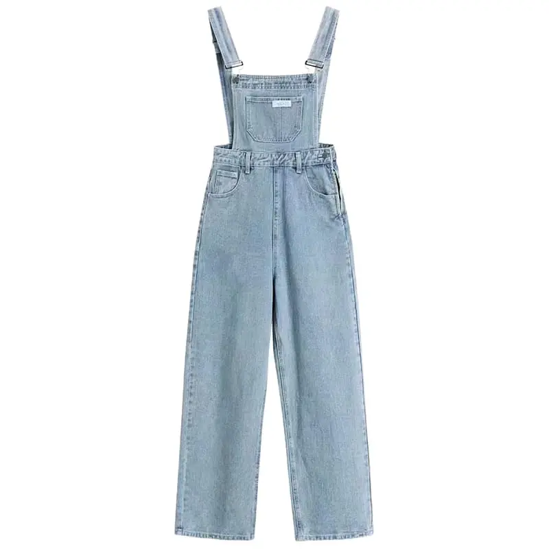 Jumpsuit Overall jeans wanita jeanswash Panjang 2