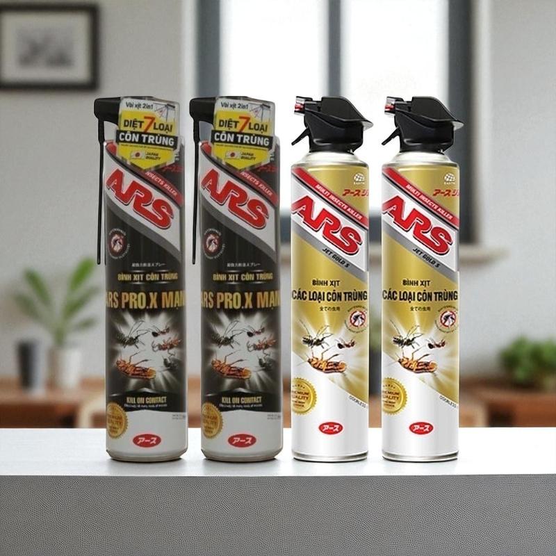 Combo 2 Bình Xịt Côn Trùng ARS PRO.X Cực Mạnh – Diệt Nhanh 7 Loại Côn Trùng Cả Kiến Ba Khoang