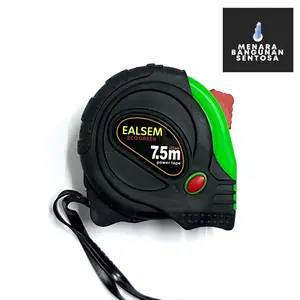 Meteran Karet 7.5 m (7.5m) / Rol Meter Tukang Self Stop