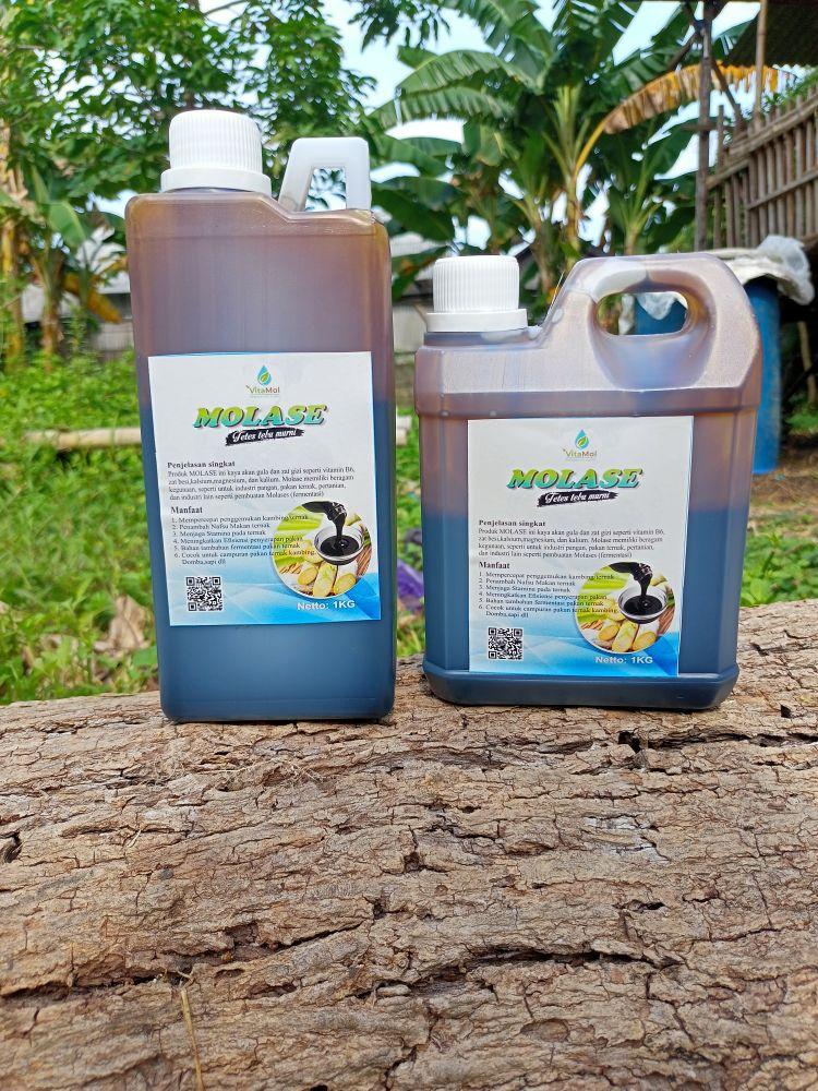 Molase Tetes Tebu Asli Kental buat Pertenakan Dan Perikanan Berat 1 kg