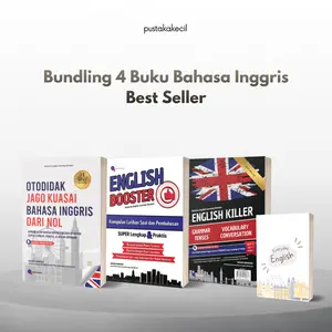 Paket Murah 3 Buku Bahasa Inggris Best Seller Otodidak Bahasa Inggris + English Killer + English Booster