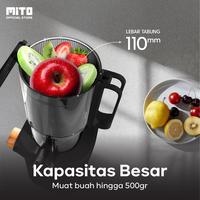 Gambar MITO SJ1100 Slow Juicer Fresca Compact | Low Noise | Easy Clean | Low Watt - BLACK MATTE dari MITO Electronics Kota Tangerang 5 Tokopedia