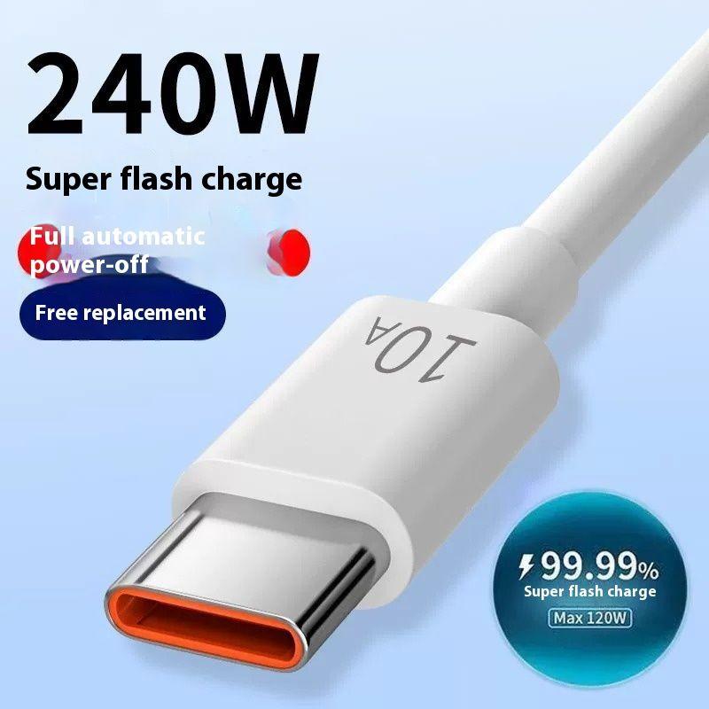 Cáp sạc USB-C 240W tự động tắt khi đầy