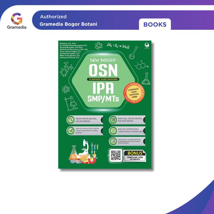 Gambar Gramedia Bogor - New Insight Osn (Olimpiade Sains Nasional) Ipa Smp/Mts dari Gramedia Bogor Kota Bogor Tokopedia