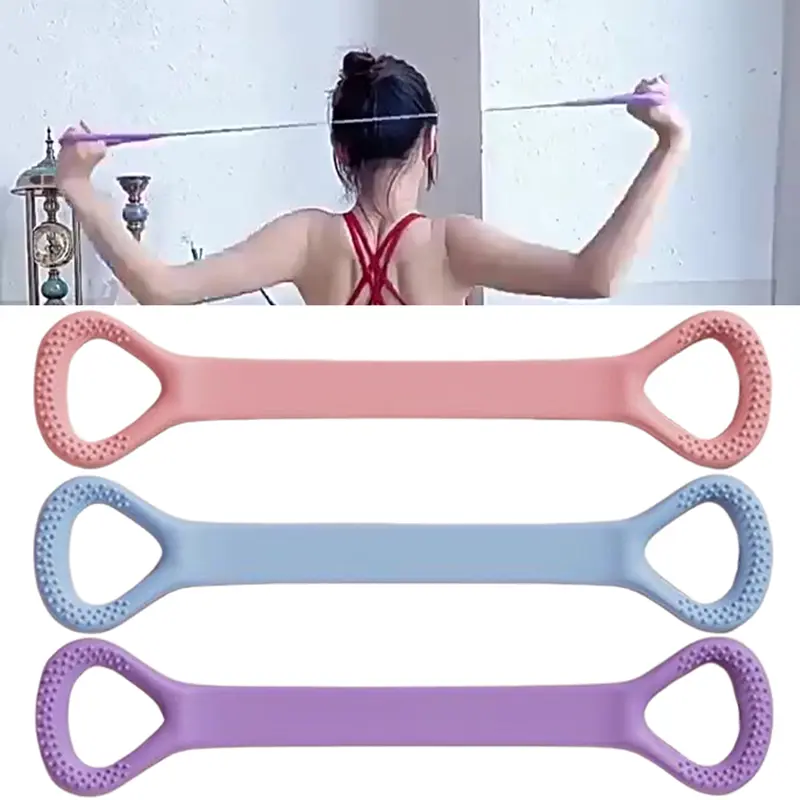 Dây Kháng Lực Thể Dục Hình Số 8, Để Tập Luyện Cánh Tay Và Lưng, Dây Đàn Hồi Cao Su Tập Cơ Tay 0