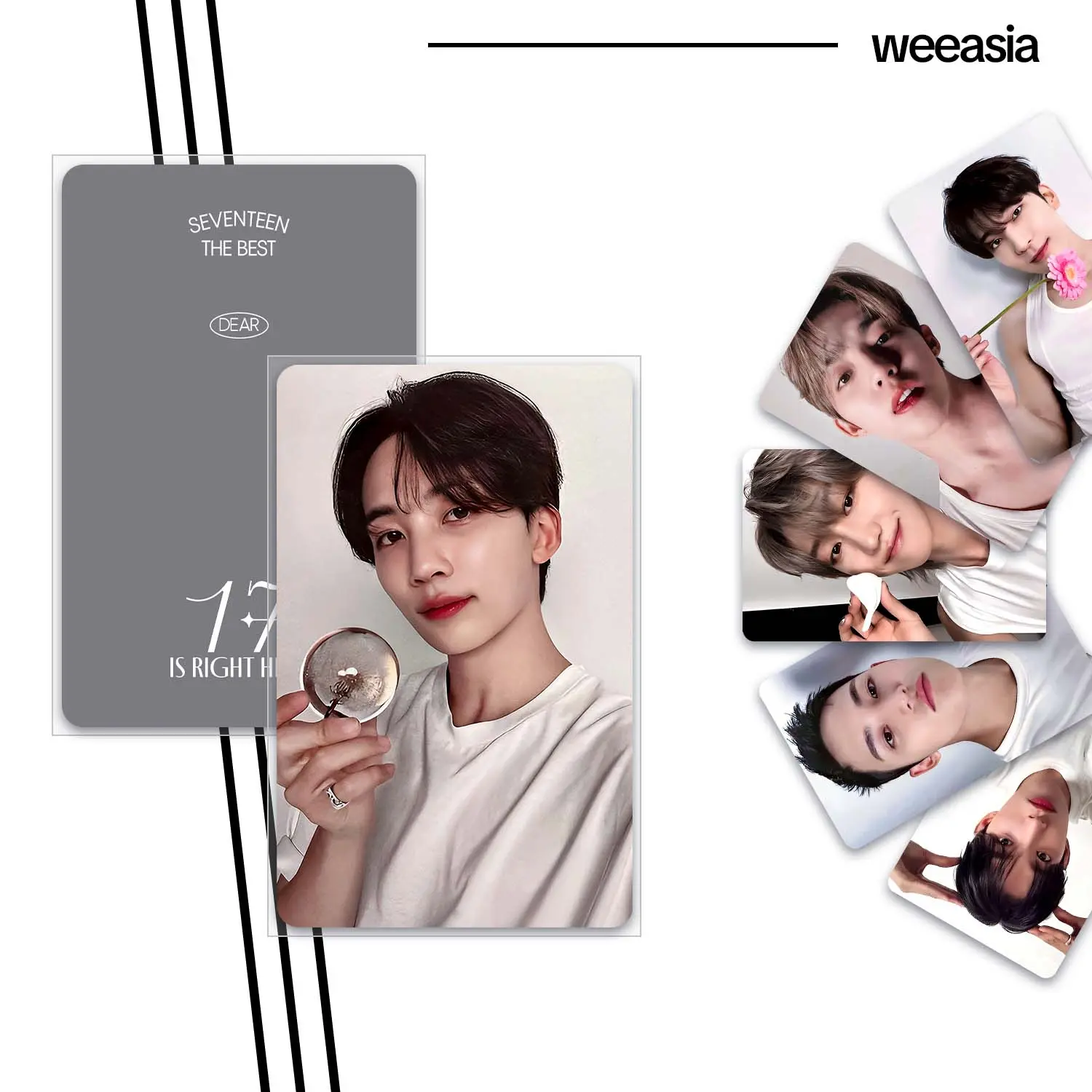 SEVENTEEN 17 IS RIGHT HERE DEAR VERSION LOMO CARDS PHOTOCARDS HD Print with FREEBIES | WEEASIA ver.1
