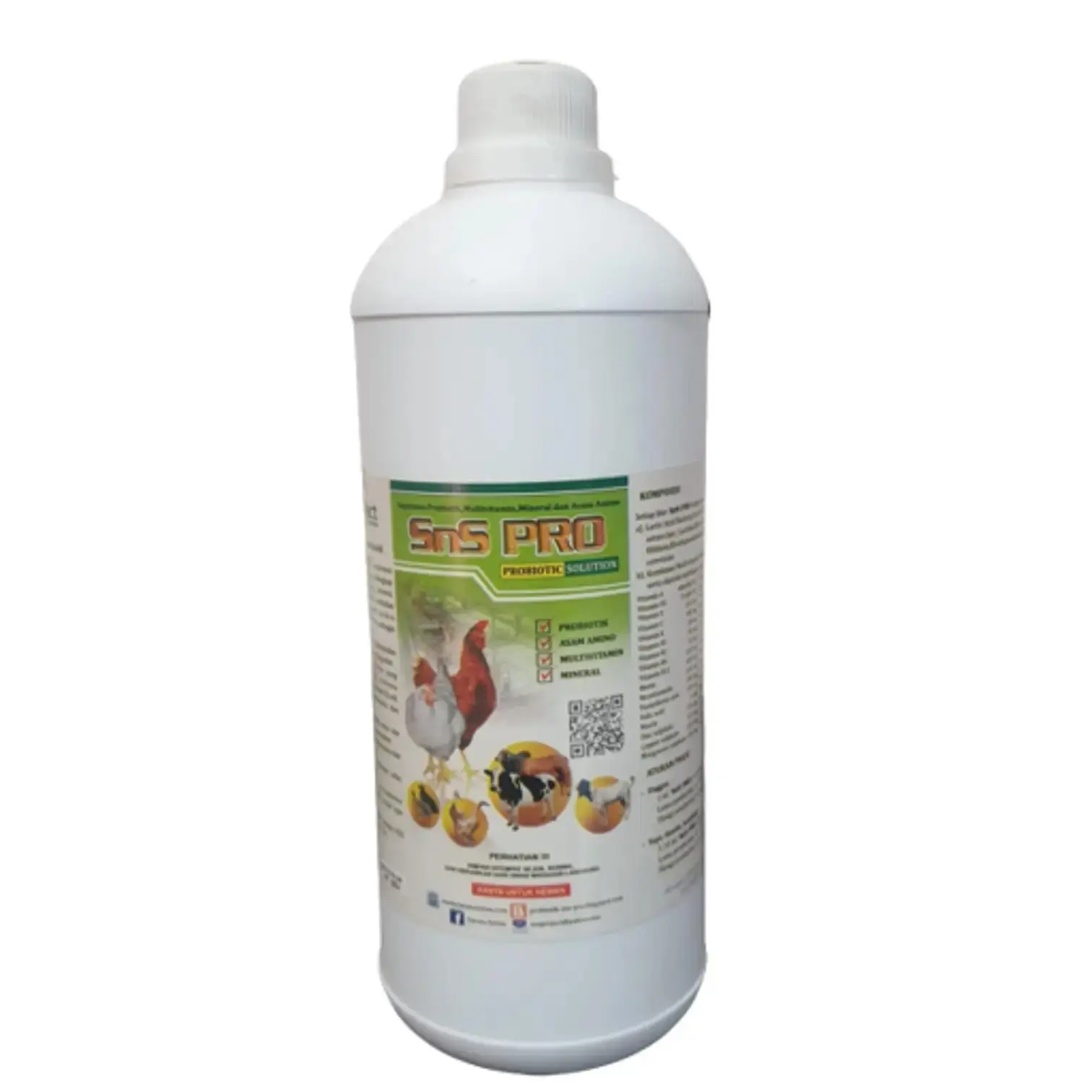 [SUPLEMEN PROBIOTIK MULTIFUNGSI] SNS PRO PROBIOTIK SOLUTIONS 1 LITER UNTUK AYAM, BEBEK, SAPI, DAN  DOMBA