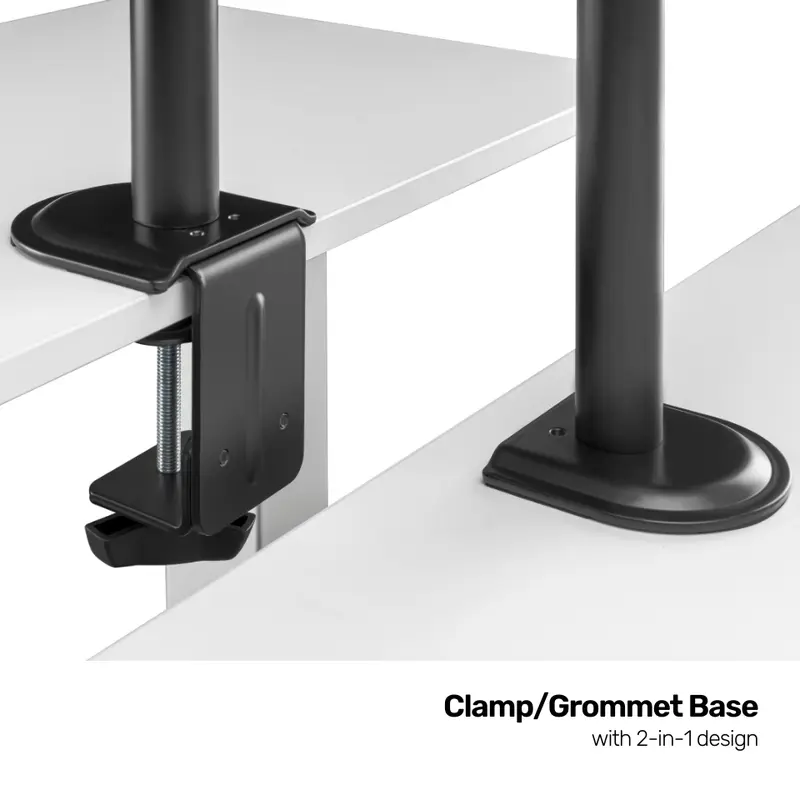 Monitor stand bracket monitor 17"-32" single monitor stand ARM Mount Desk Stand Desk Mount monitor stand Braket Hitam  Computer Bahan logam, kualitas tinggi, penggantian kerusakan. Aksesoris Laptop Komputer 6