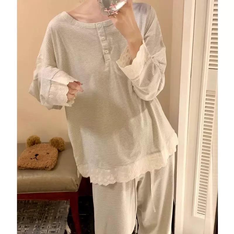    Mở bán   Sét đồ bộ nữ chất cotton lạnh mềm mịn co dãn phối ren - có Bigsize 