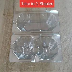 100pcs Mika Tray Telur isi 2 Steples / Mika telur / Tempat Telur