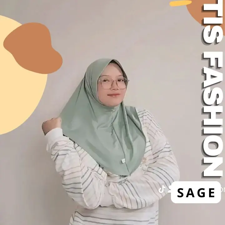 Kerudung Bergo Bahan Balon Adem Berkualitas Anti Slip Jilbab Instan Nyaman ukuran M 1