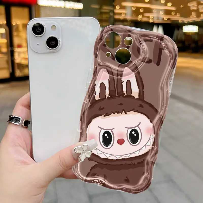 Casing Hp Untuk OPPO A16 A16s A54s Case Kasing HP Labubu lucu ganda Casing Kesing pelindung Silikon Cesing lunak baru Softcase 7