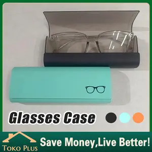 Kotak Kacamata Hard Case Kulit Portable Anti Debu Anti Kotor Anti Lecet / Case / Kotak / Tempat / Box / Kulit Kacamata / Tempat Kacamata Hardcase Aksesoris Premium