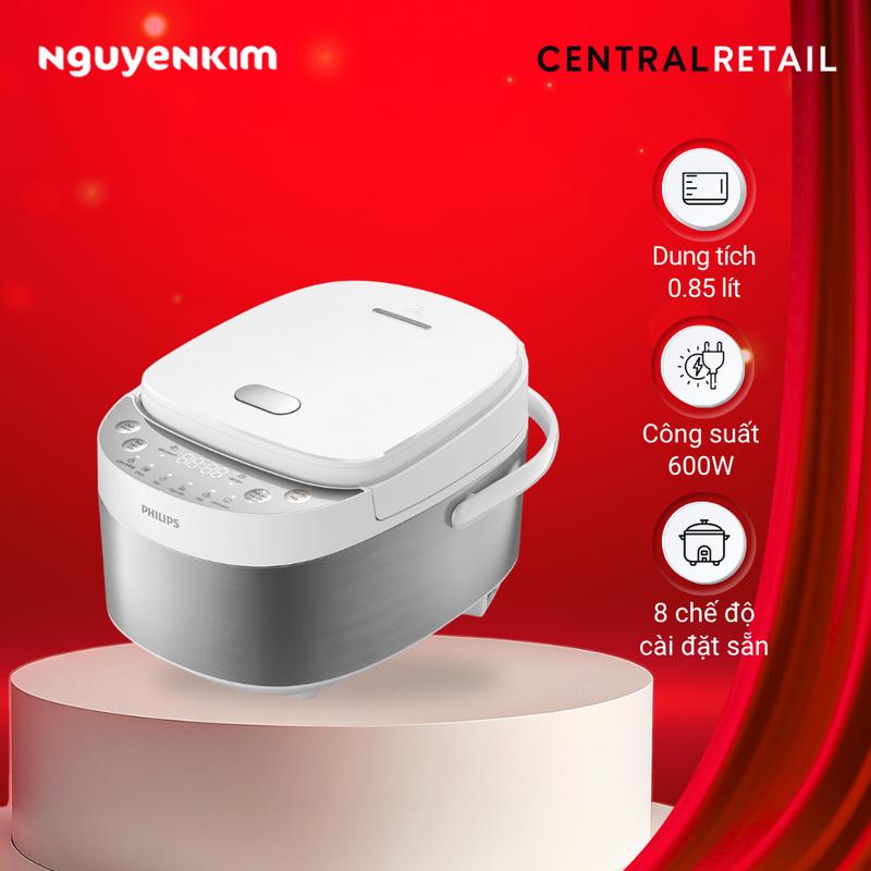 Nồi cơm điện tử mini Philips 0.85 lít HD3170/66