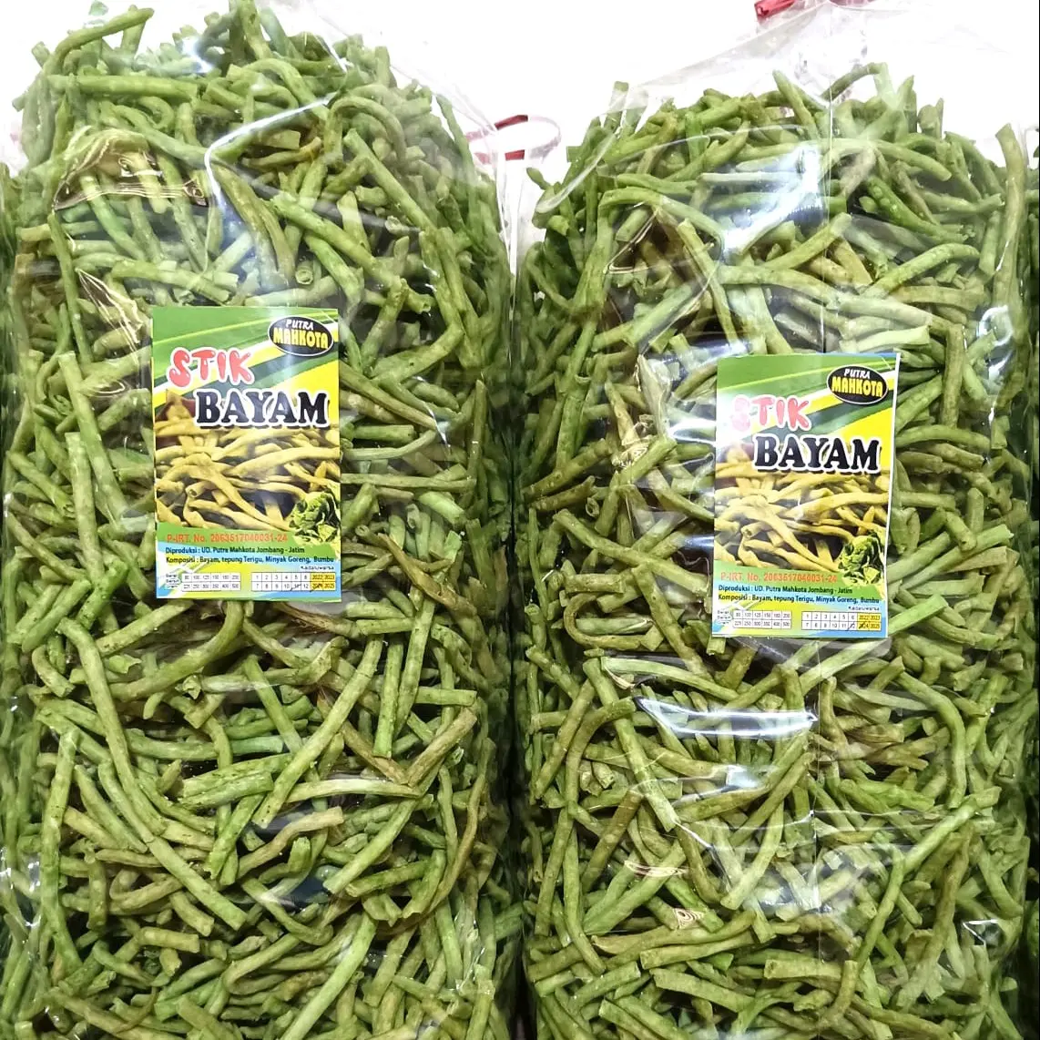 Stik Bayam 1kg Organik Cemilan Sehat Ladrang Bayam Stick Bayam Enak Gurih Manis Stik Bayam Makanan Ringan Viral