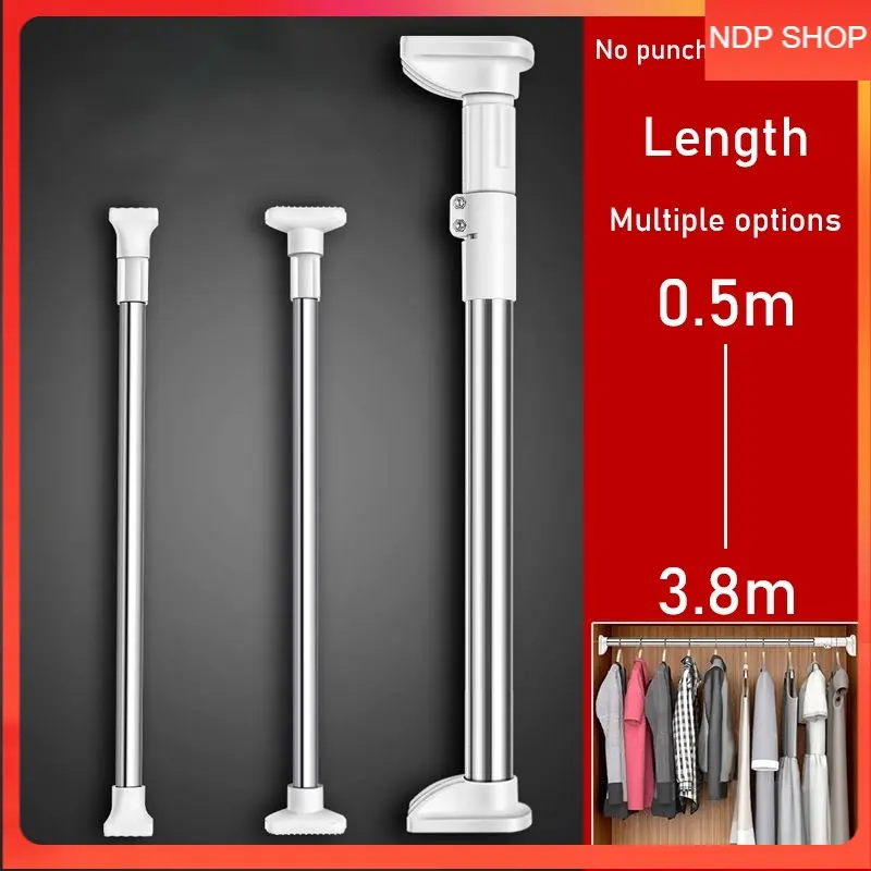 Tiang gantungan flexible tanpa paku 4 meter tiang horden tiang jemuran serbaguna tiang korden gantungan baju jemuran pakaian pengait tirai dapur jemuran handuk minimalis tiang jemuran indoor tiang korden kamar mandi tiang serbaguna 5 meter sekat pembatas
