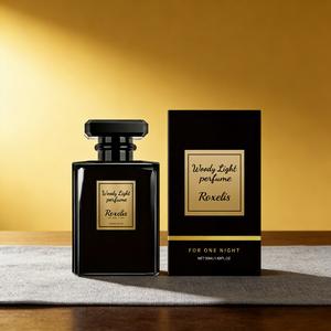 木製ムスクの香水（50mL）、長時間持続、やさしいエレガンス、自然なフレッシュさ、ロマンチックなデートに最適、さまざまなシーンで使える、ポータブル、ギフト・プレゼント向け