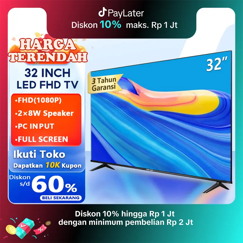 【S32 OS COOLITA】WEYON/Animax  coolita TV Smart TV LED OS Coolita Full HD Televisi (W32C)  smart tv youtube tv support Hdmi Android 11.0 /OS Coolita Garansi 3 tahun Lcd