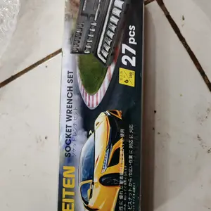KLEITEN Kunci Sok 27 Pcs - Kunci Sock Set 27pcs - Socket Set 27 - Kunci Ban Mobil - Gagang Sock L Car