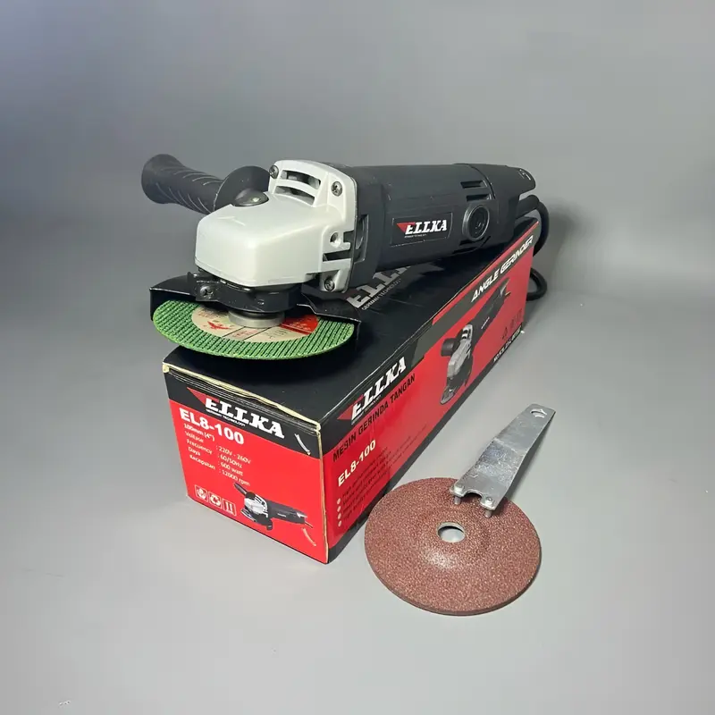 PR0MO ELLKA mesin gerinda tangan 4 inch angle grinder grenda listrik 4" 4