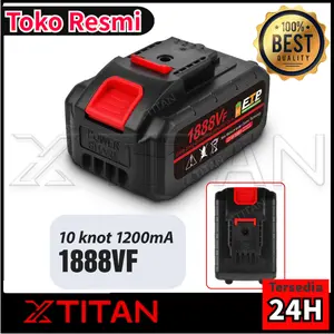 XTITAN 1888VF WEKESHI Baterai Lithium untuk Kunci Impact /Chainsaw /Bor Listrik /Mesin Cuci Mobil Tools