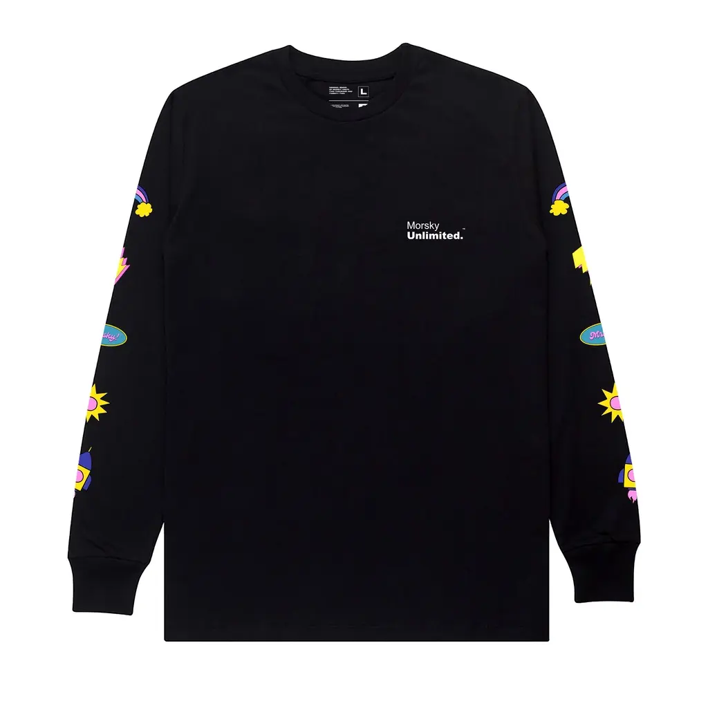 MORSKY.Longsleeve/Kaos lengan panjang FEEL GROOVE Black