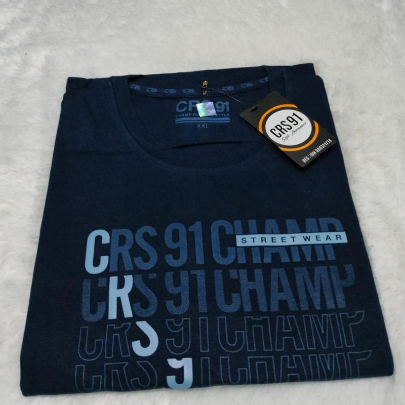 Atasan Distro Pria CRESIDA 91 Brand || Kaos CRS pria Terlaris || Kaos Dewasa UK JUMBO XXL 1