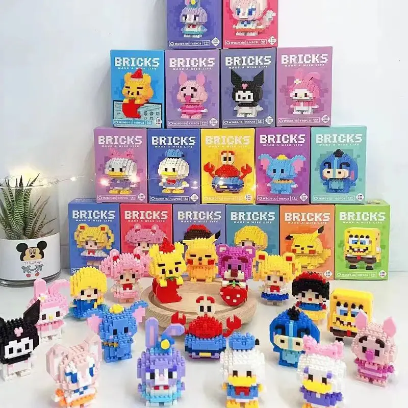COD-Nano Block Model Karakter Kartun Mainan Balok Edukasi Anak DIY Bricks Mini mainan balok