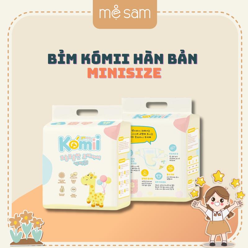 KHÔNG QUÀ - BẢN MINISIZE Tã bỉm Kómii Hàn Quốc Chính Hãng cho bé