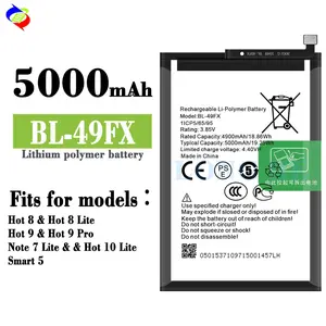 Baterai Batrai Infnix BL 49FX BL49FX | Smart 5 X657 | Note 7 | Hot 9 BATRE ORIGINAL