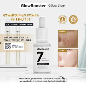 [LIVE] {BPOM} Serum Pencerah Wajah - Serum Glowing - Serum GloowBooster 7 Active Ingredients | Serum Pencerah 7 Kandungan Aktif | Serum Pemutih Wajah 15ml