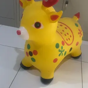 Jumping Rusa Karet Anak AJ-1 Edukatif Aman Tahan Beban 70KG Cocok Usia 1-5 Tahun Mainan Kuda Lompat Lucu PVC Non-Toxic