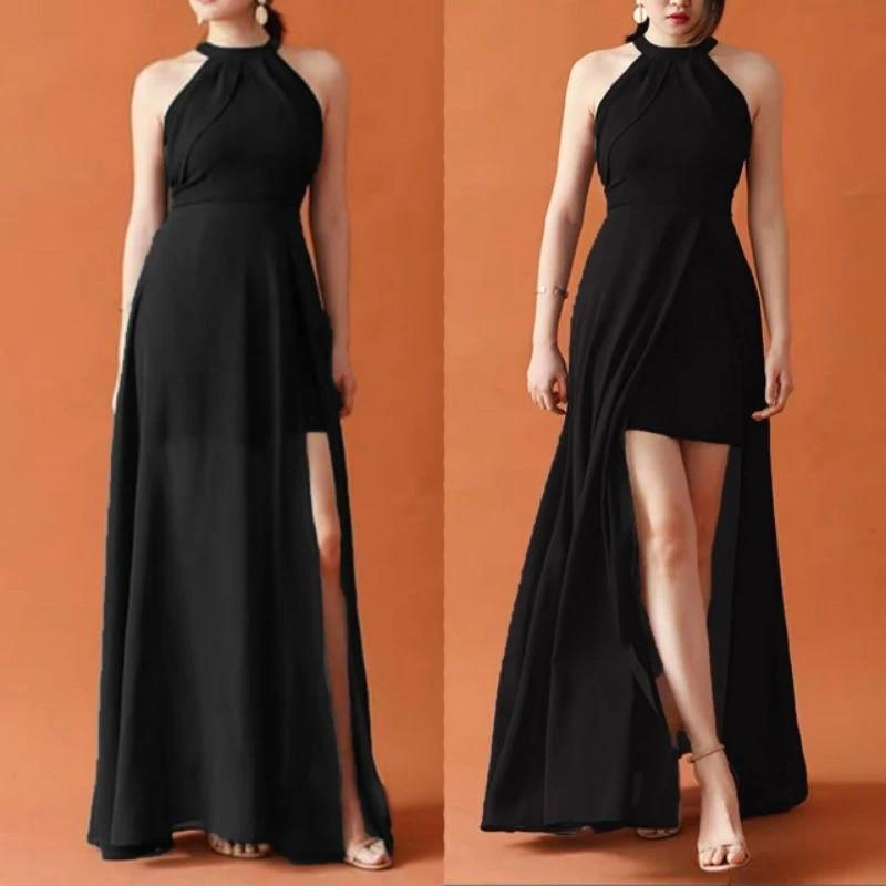 Product Introduction of Dress pesta 106095 / LONGDRES HEAVENY ANASTASIA HELTER NECK EKOR PANJANG formal 2