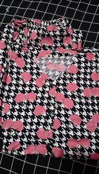 Product Review of [DasterHitsMalang] One Set Aira Celana Kulot Panjang 7/8 /One Set Kancing Depan/One Set Lengan Rempel/Setelan Wanita Baju Karet Katun Kerah Rayon Motif Atasan Busui Pendek Kotak from R**2 1