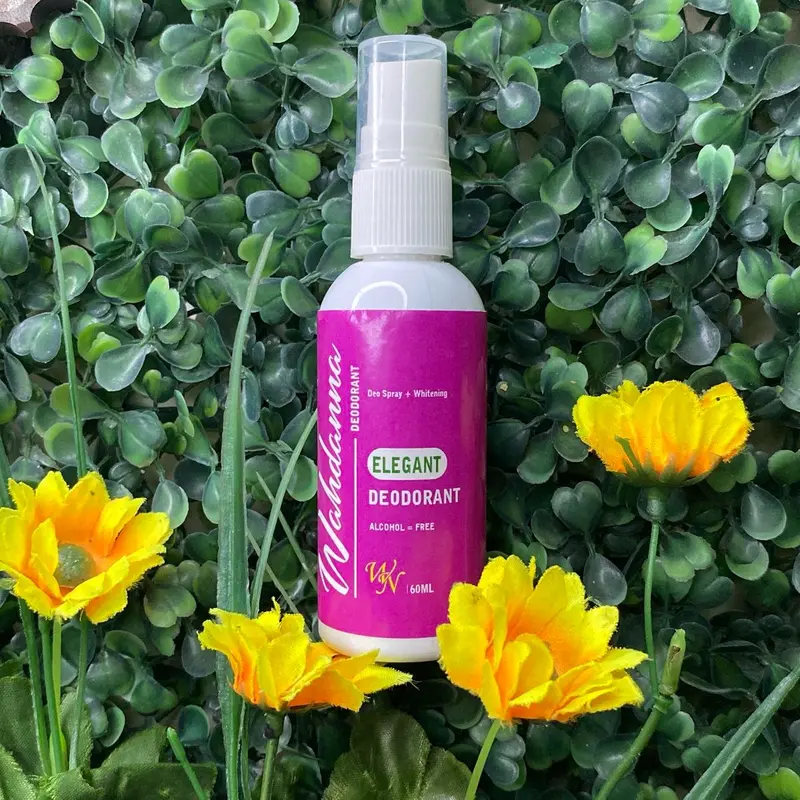 Deodoran spray WAHDANNA varian CERIA untuk wanita,   Deodorant Tawas Arbutin Bau Ketiak 1
