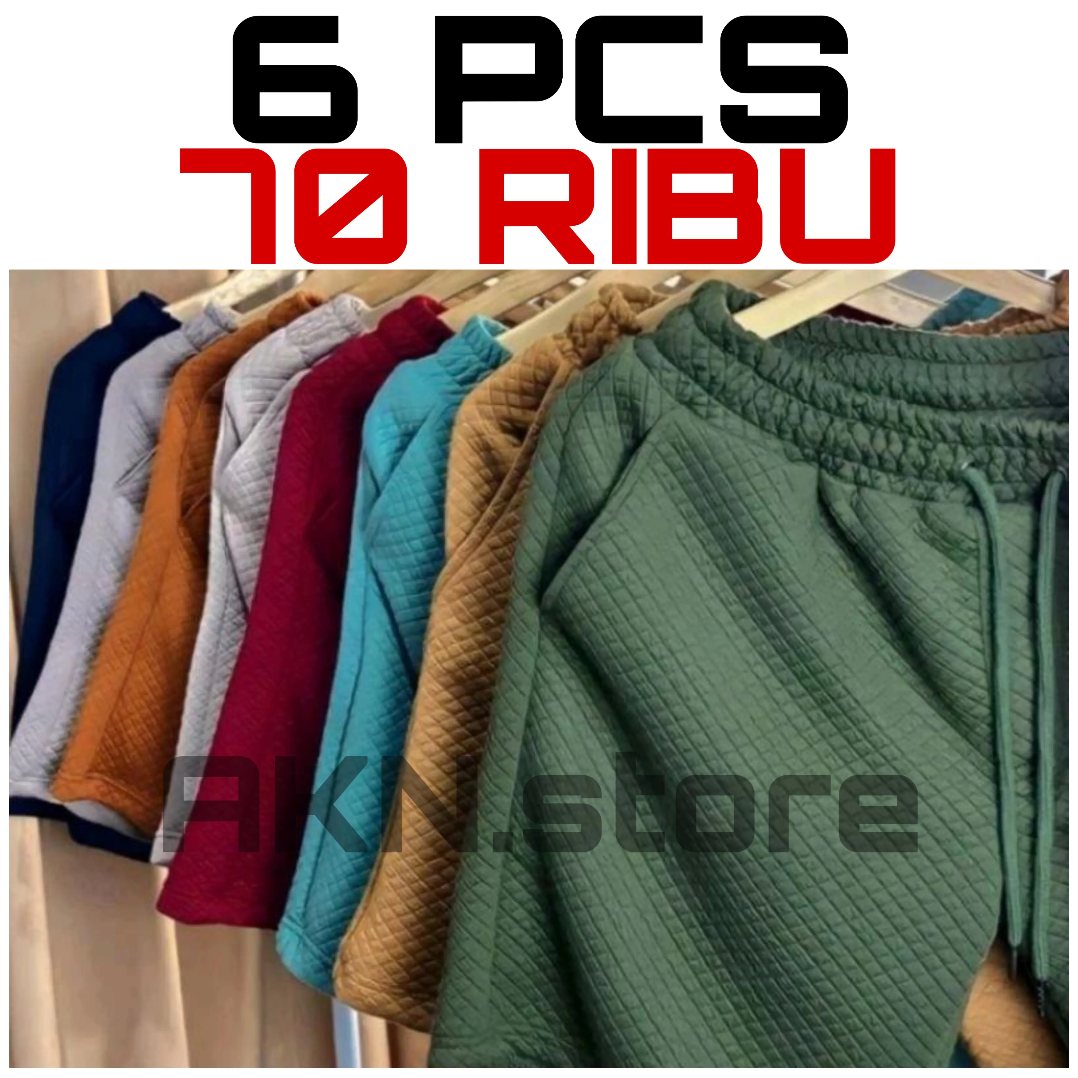 CELANA PENDEK BRODSHOT COMFY UNISEX TRENDY PROMO GEBYAR PAKET 6 PCS TERLARIS Shorts Pria Dewasa Sport Santai Nyaman Lembut