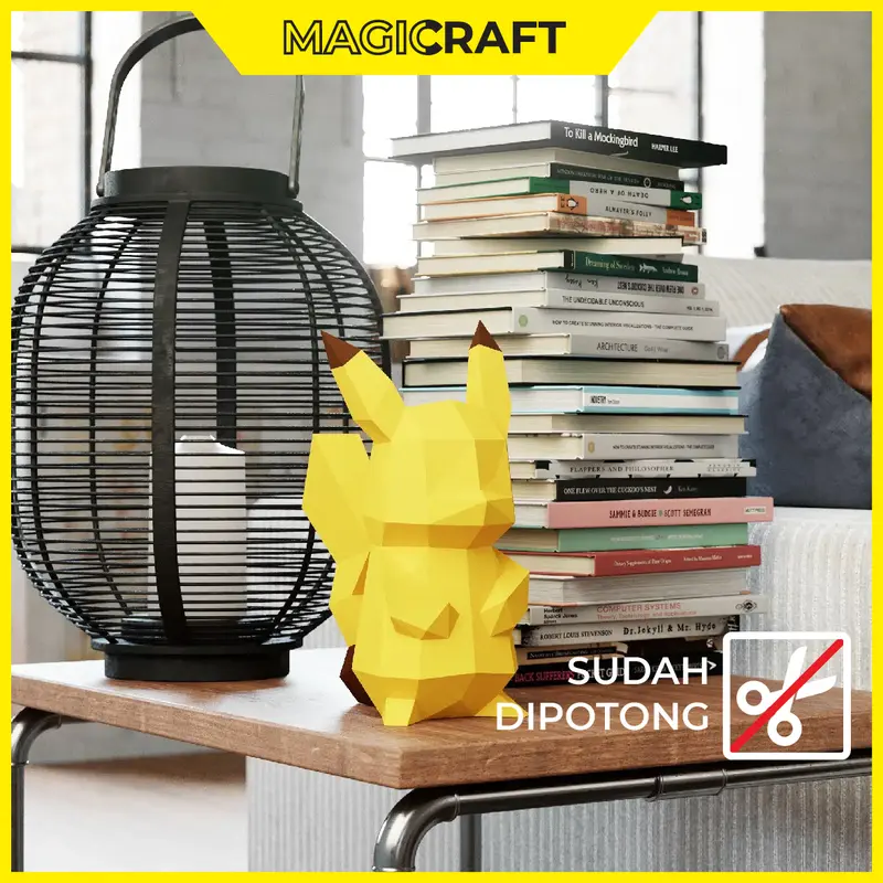 MAGICRAFT 3D Papercraft Pokemon Pikachu Kerajinan Tangan Kertas DIY Miniatur Art And Craft Paper Craft 5