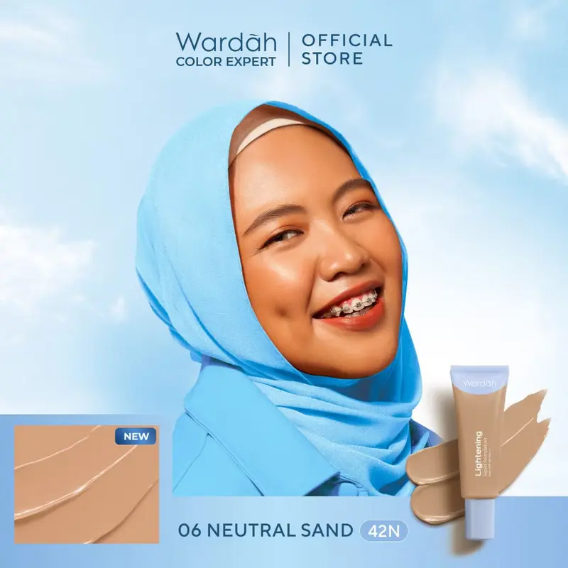 WARDAH Lightening Liquid Foundation 6ml - Mini Size 8